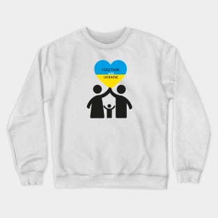 Together with Ukraine Crewneck Sweatshirt